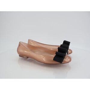 MELISSA x Jason Wu Jelly Doll Bow Flats Ballet Flats Size 6 Balletcore Beige
